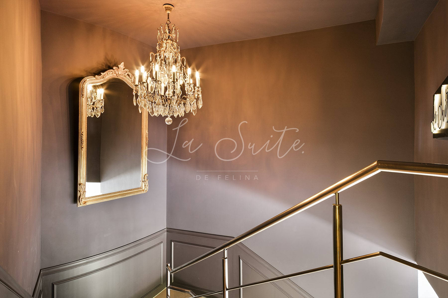 Main entrance of the luxurious escort house La Suite, Barcelona